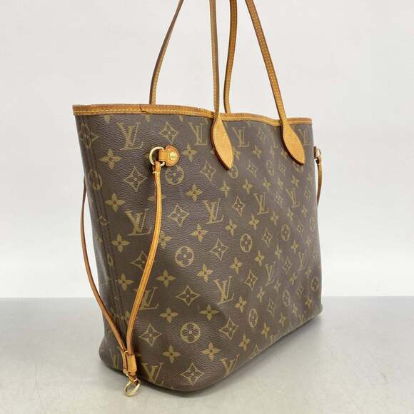 LOUIS VUITTON Authentic Brown Monogram Neverfull MM Tote Bag - Picture 2 of 12